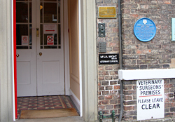 Entrance to James Herriot's veterinary practice