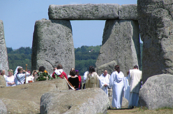 Druids ceremony at Stonehenge