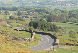 Descending into Whensleydale from the Buttertubs Pass